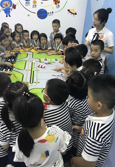 航空科普基地 機(jī)場(chǎng)沙盤(pán)講解區(qū)